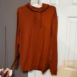 Burnes orange Xl thin hoodie